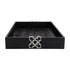 Black Croc Leather Tray Geo